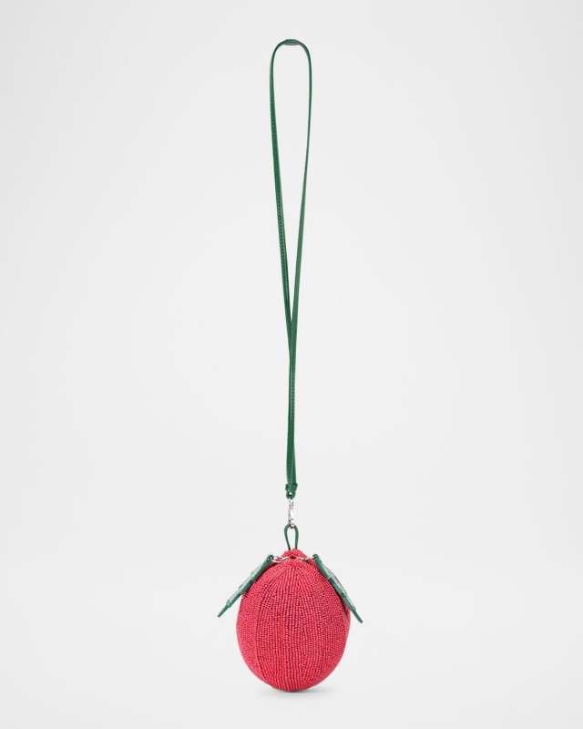 Campari Beaded Crossbody Bag